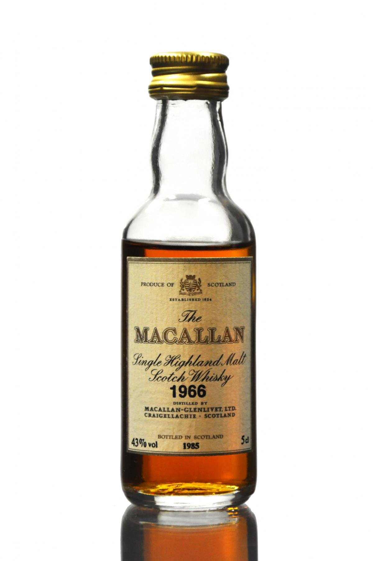 Macallan 1966-1985 Miniature