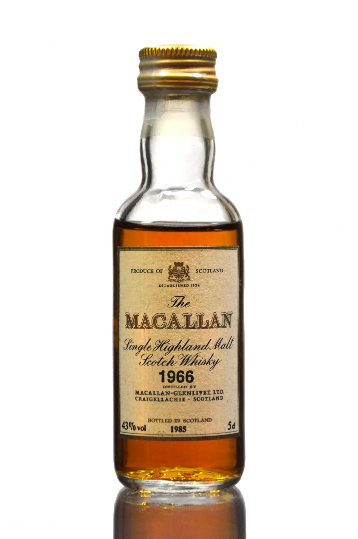 Macallan 1966-1985 Miniature