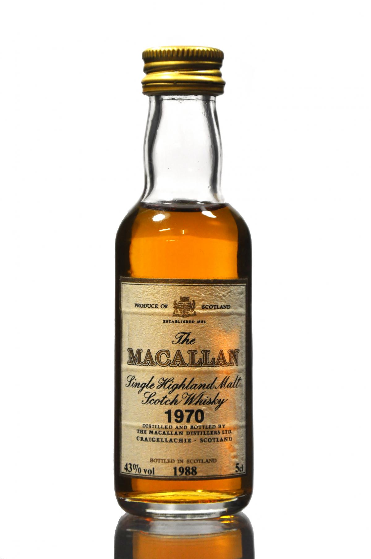 Macallan 1970-1988 Miniature