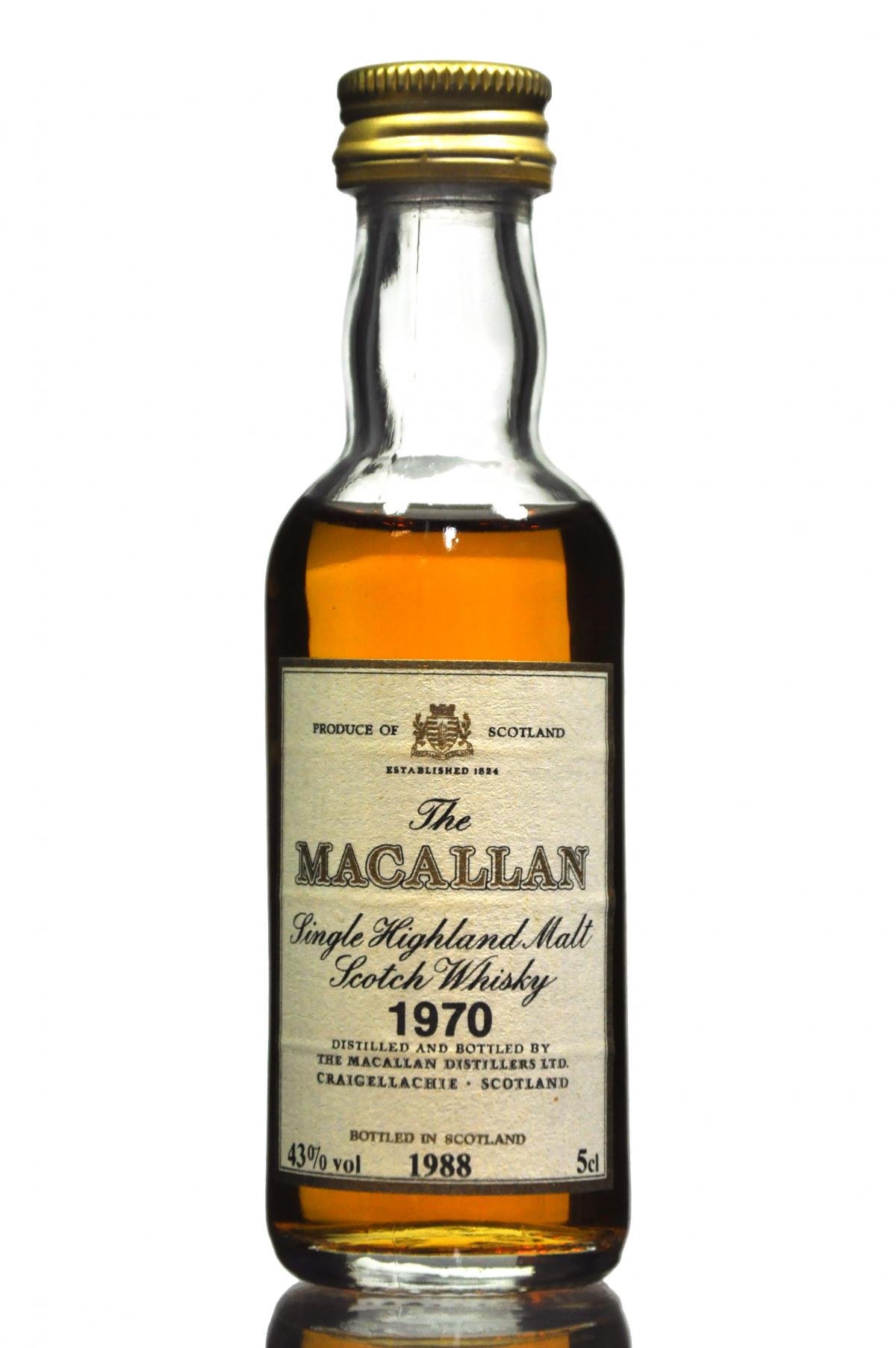 Macallan 1970-1988 Miniature