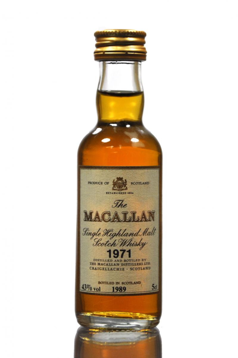 Macallan 1971-1989 Miniature