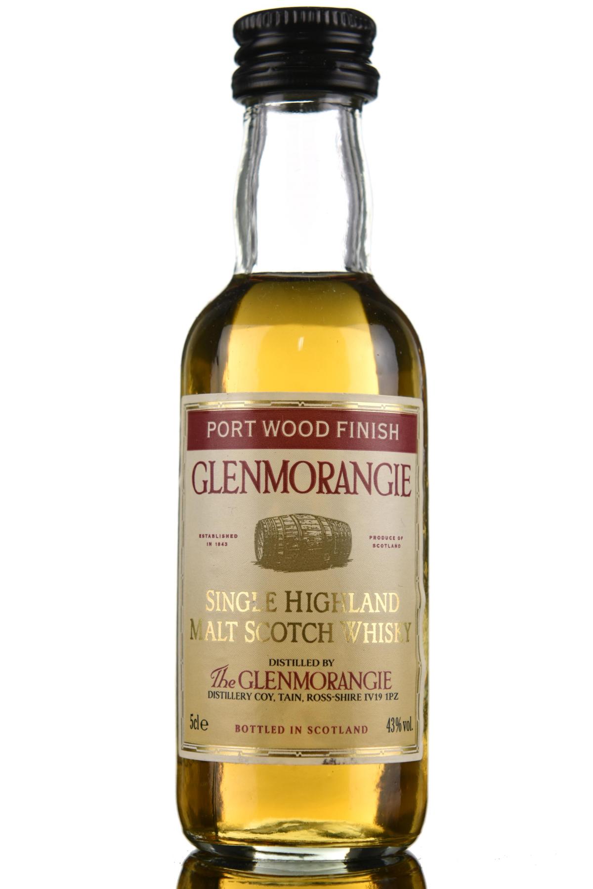 Glenmorangie Port Wood Finish Miniature