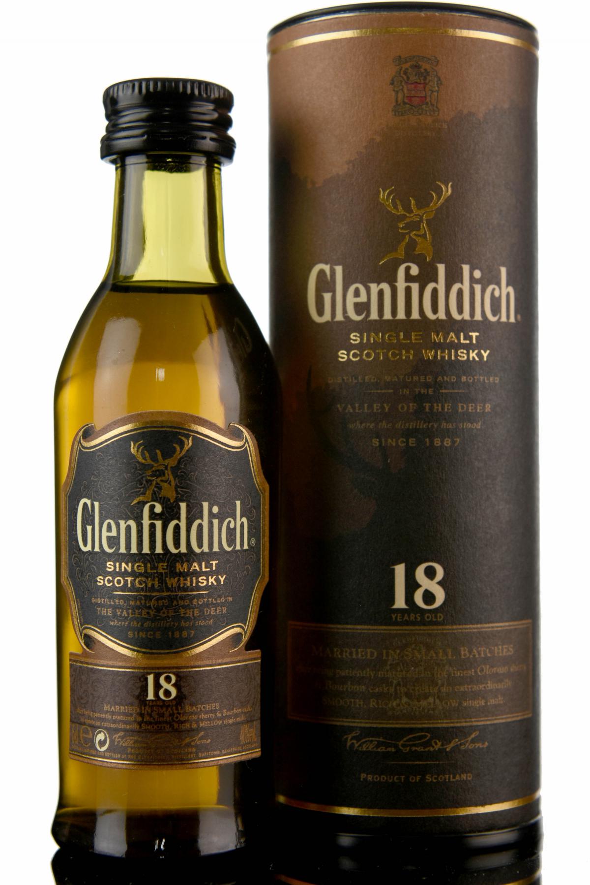 Glenfiddich 18 Year Old Miniature