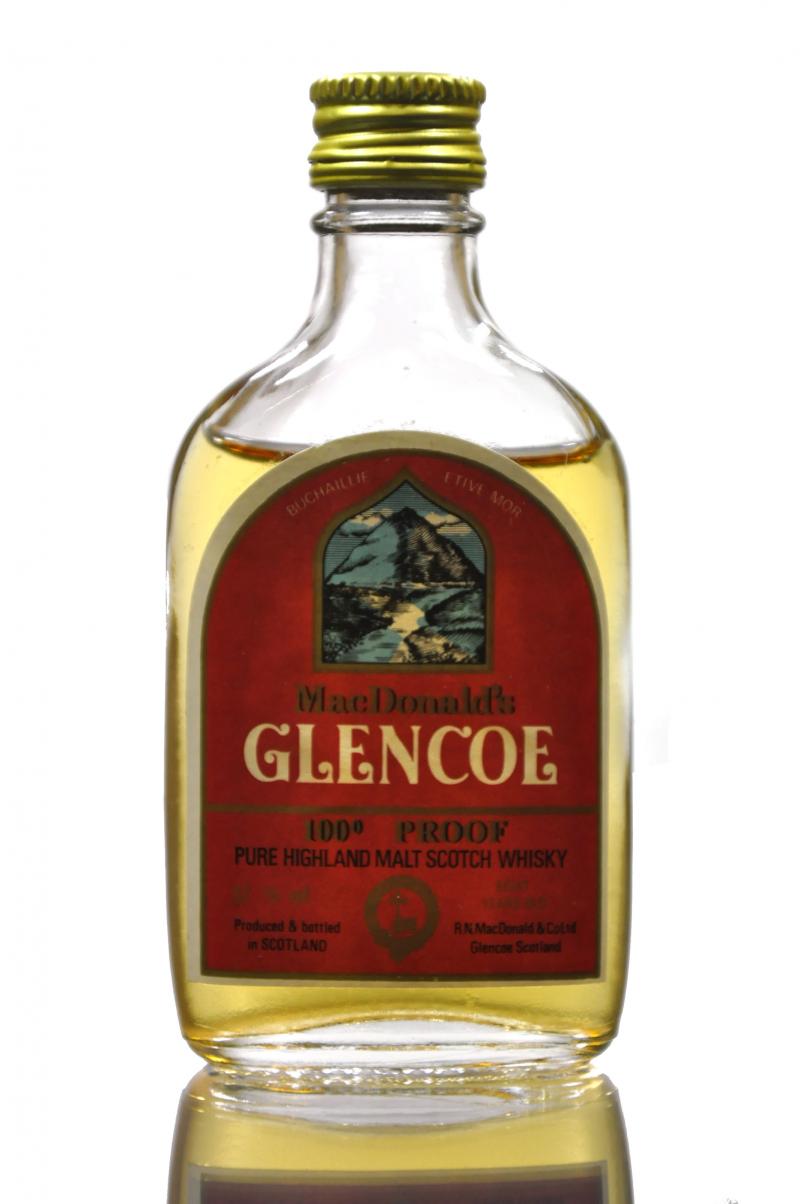 Glencoe 100 Proof Miniature