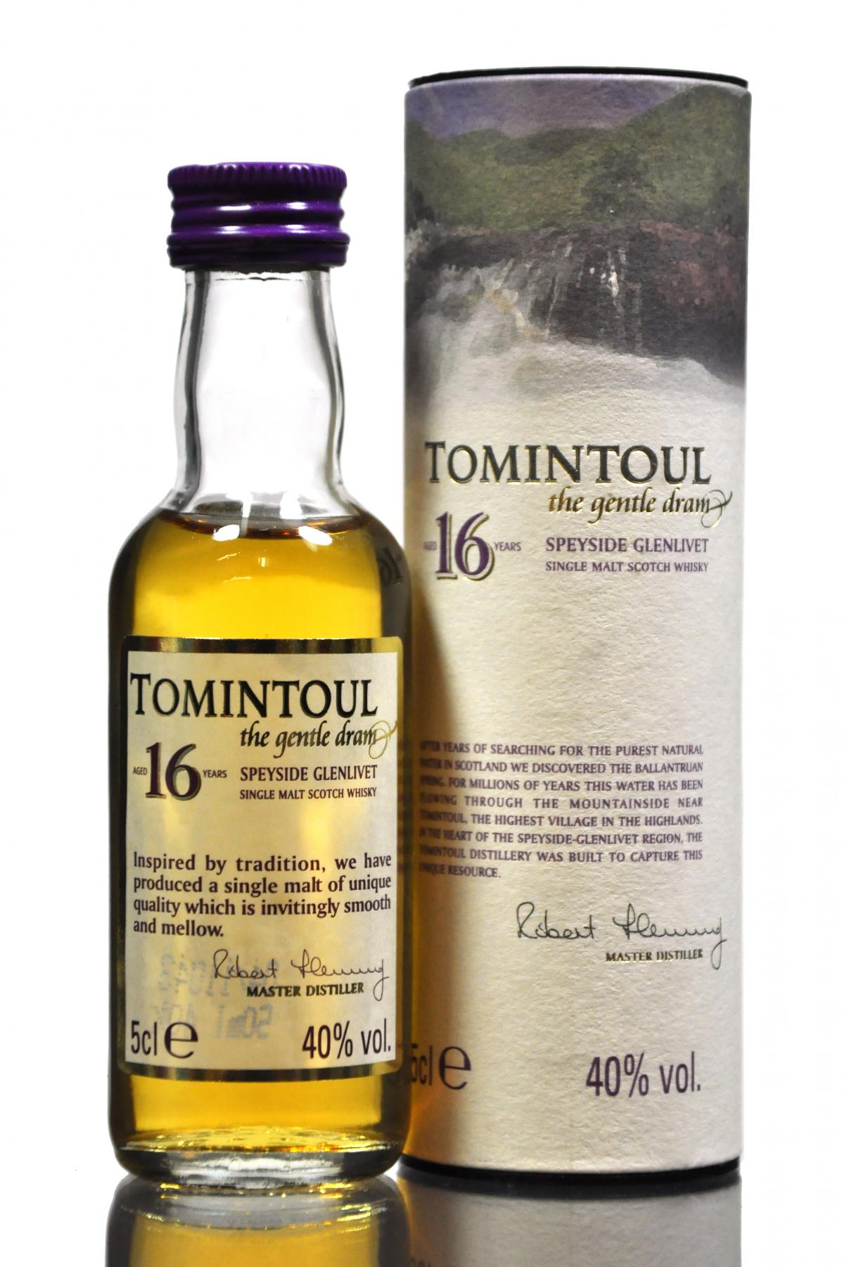 Tomintoul 16 Year Old - The Gentle Dram Miniature