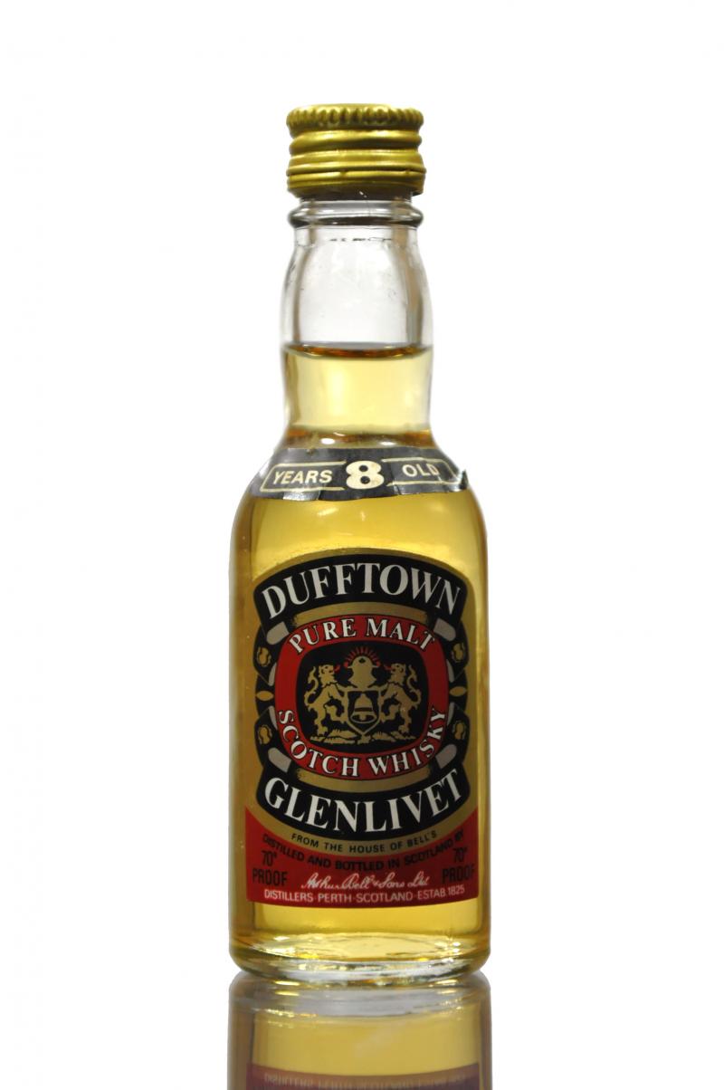 Dufftown-Glenlivet 8 Year Old Miniature