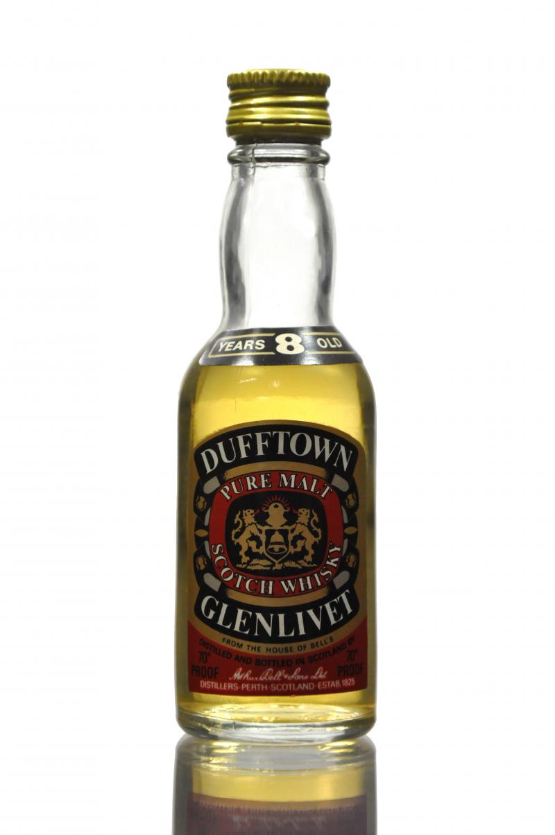 Dufftown-Glenlivet 8 Year Old Miniature