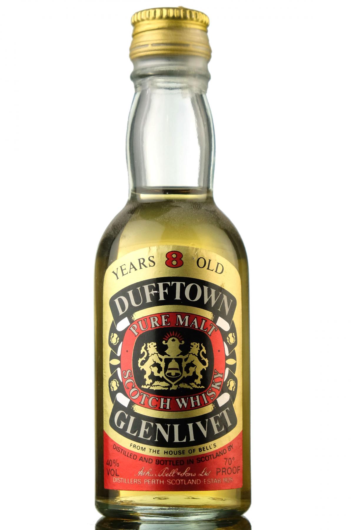 Dufftown-Glenlivet 8 Year Old Miniature