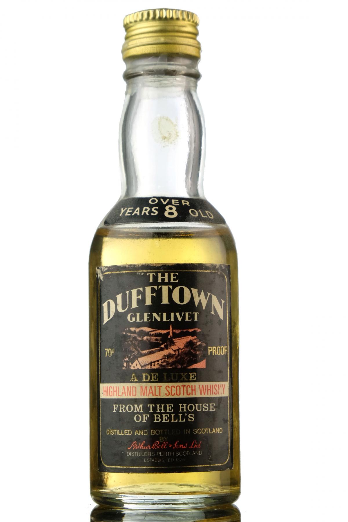 Dufftown-Glenlivet 8 Year Old Miniature