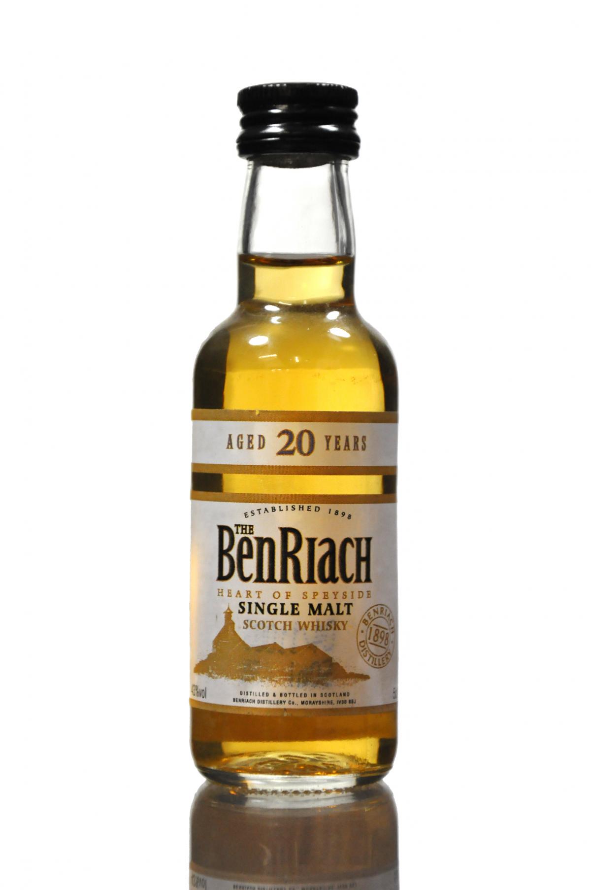 Benriach 20 Year Old Miniature