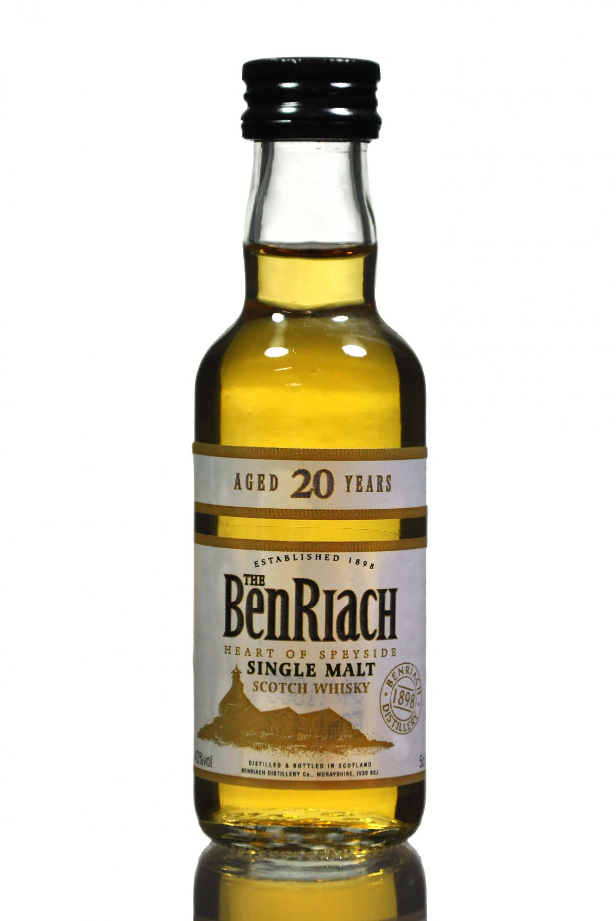 Benriach 20 Year Old Miniature