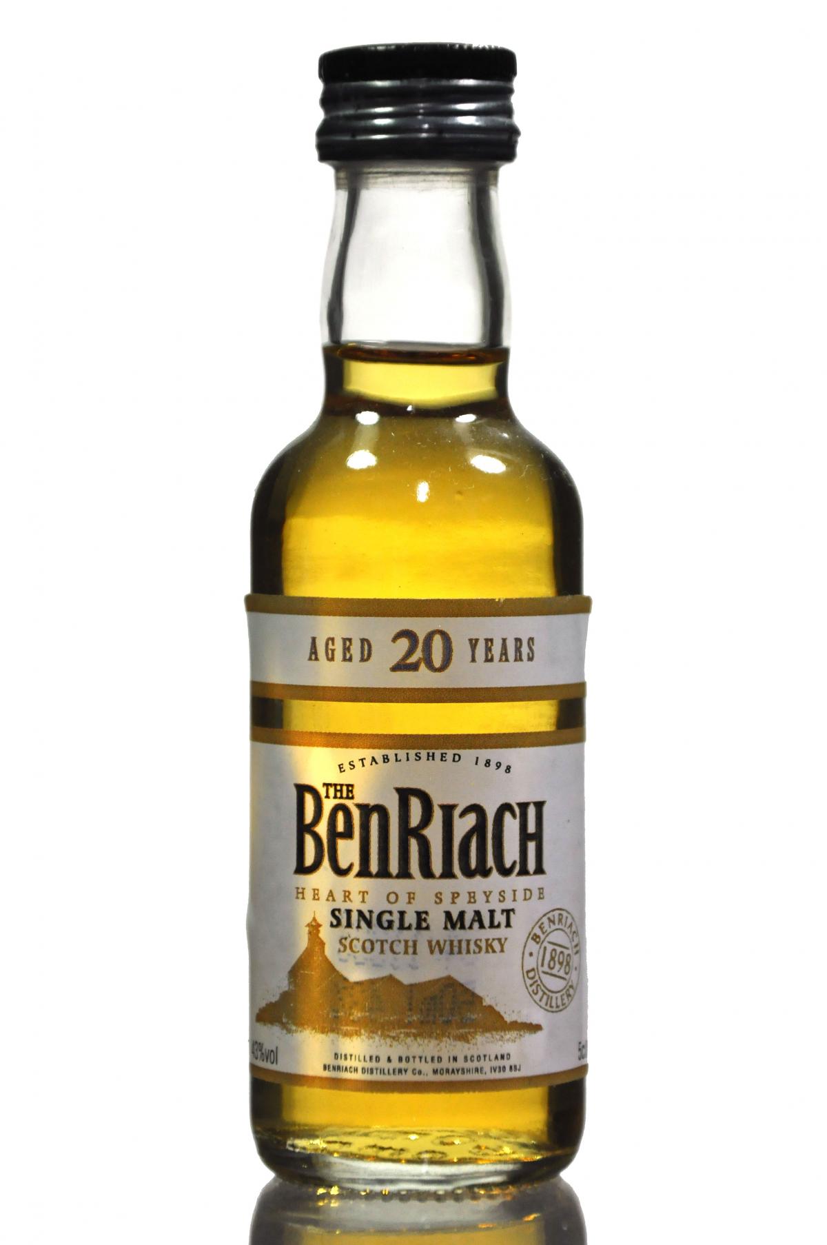 Benriach 20 Year Old Miniature