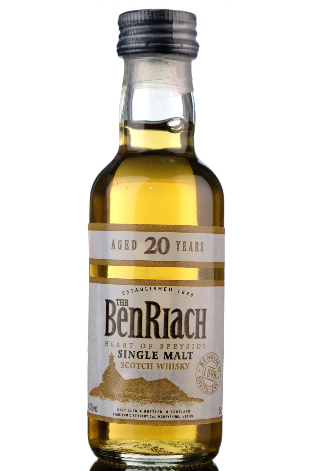 Benriach 20 Year Old Miniature