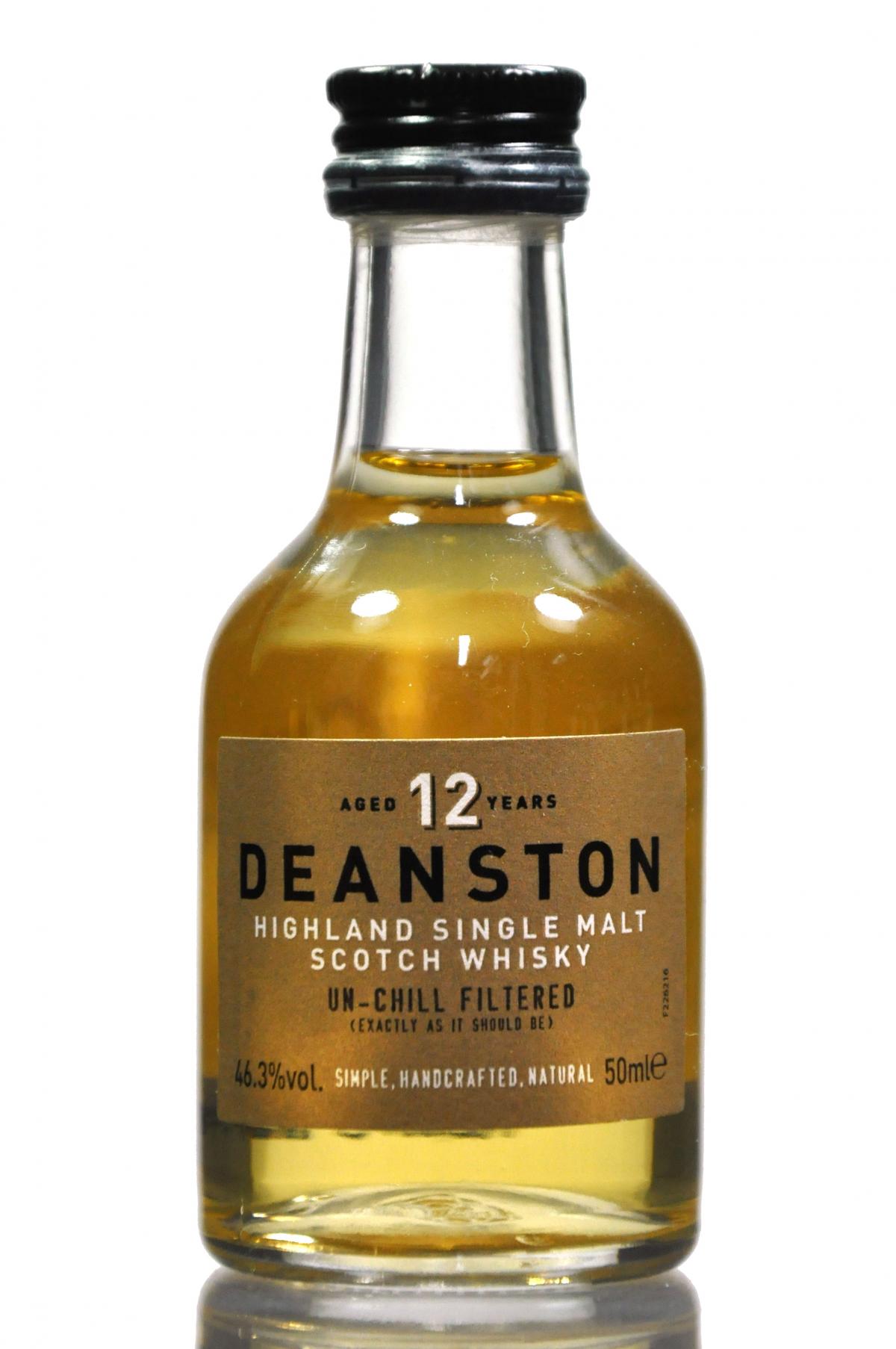 Deanston 12 Year Old Miniature