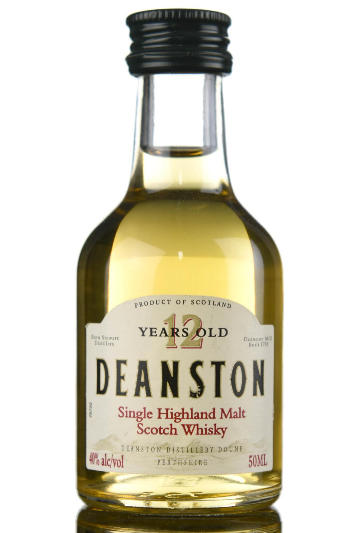 Deanston 12 Year Old Miniature