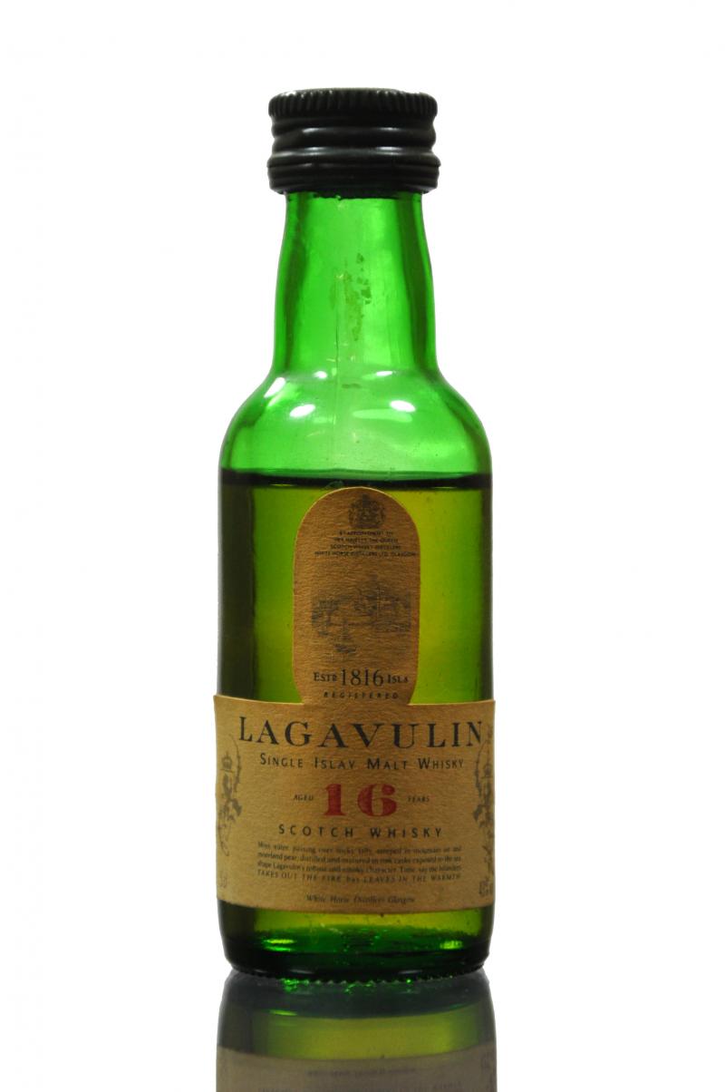 Lagavulin 16 Year Old - White Horse Miniature