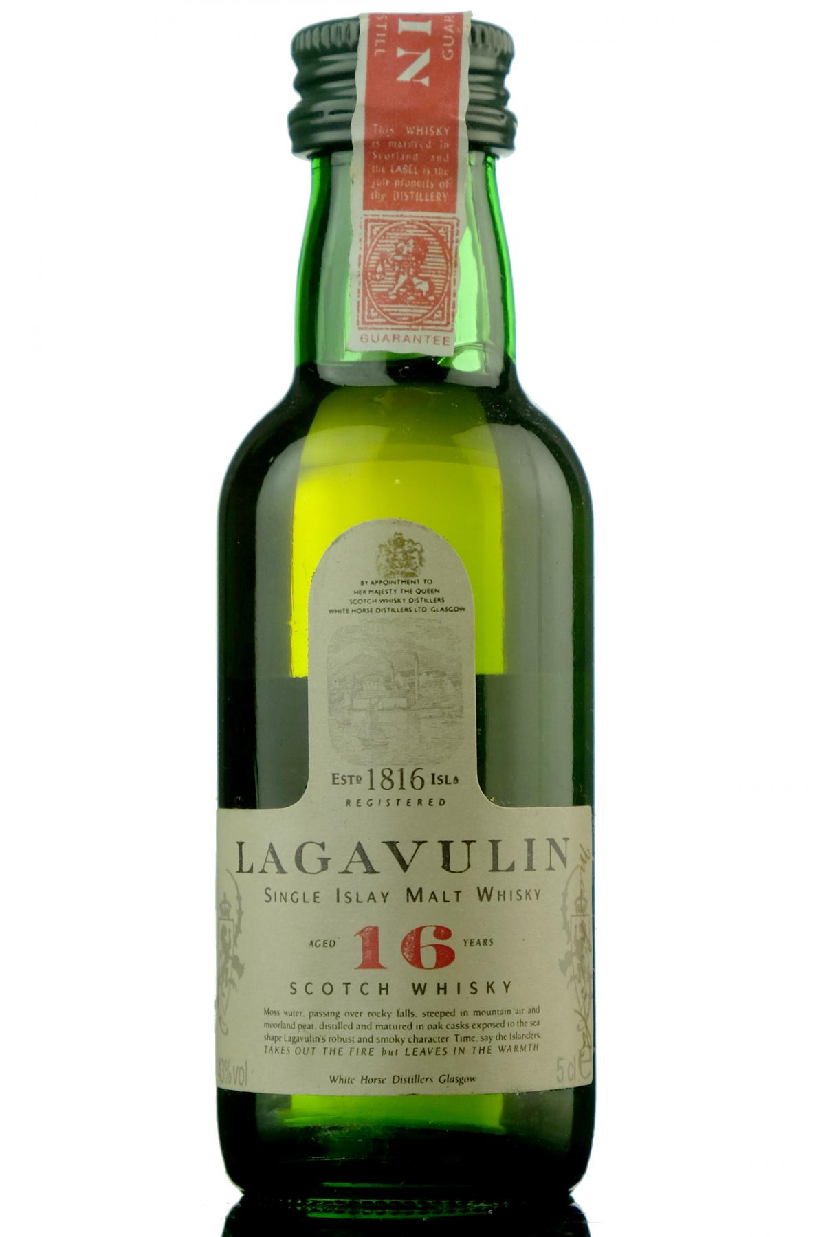 Lagavulin 16 Year Old - White Horse Miniature