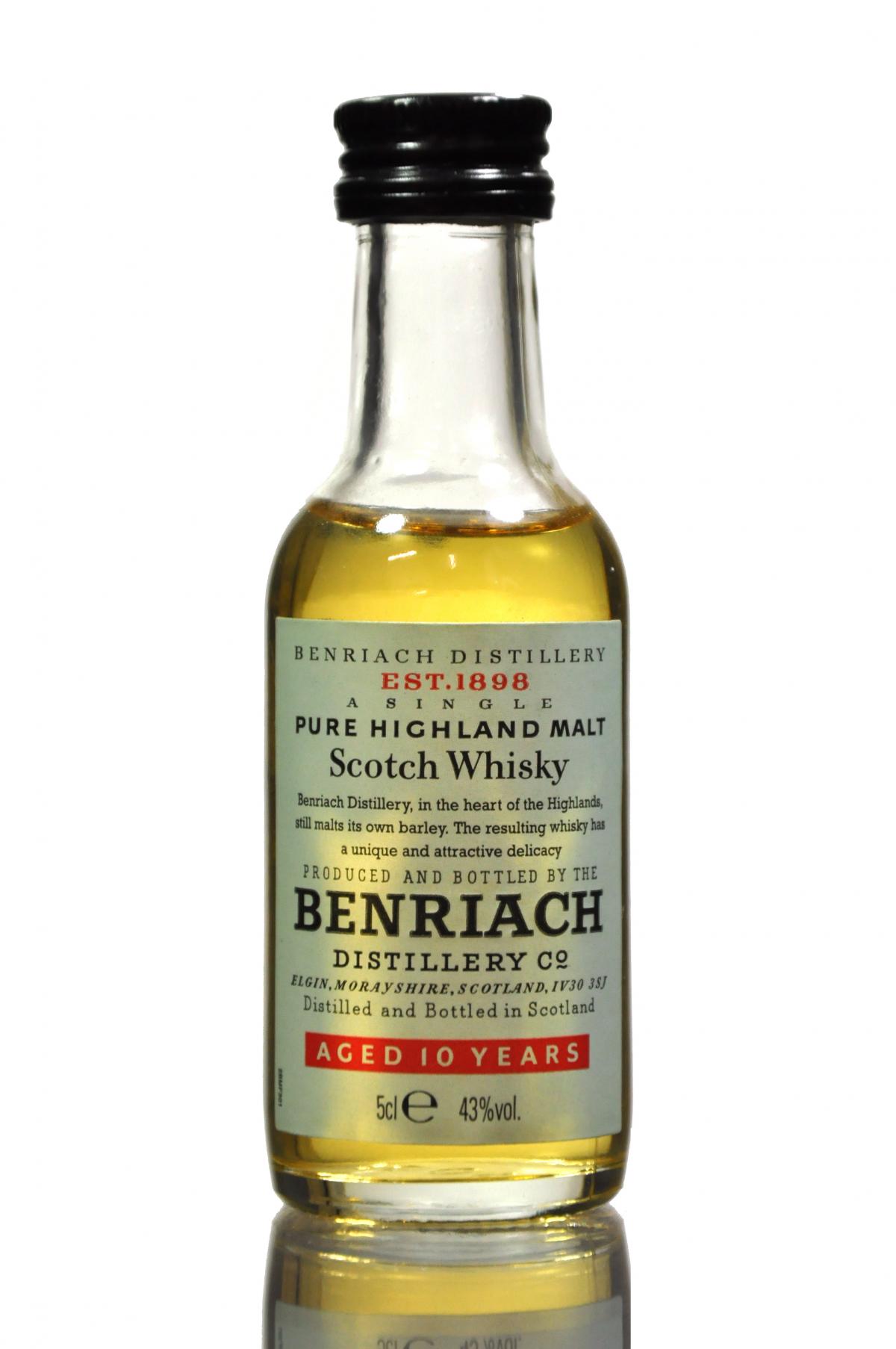 Benriach 10 Year Old Miniature