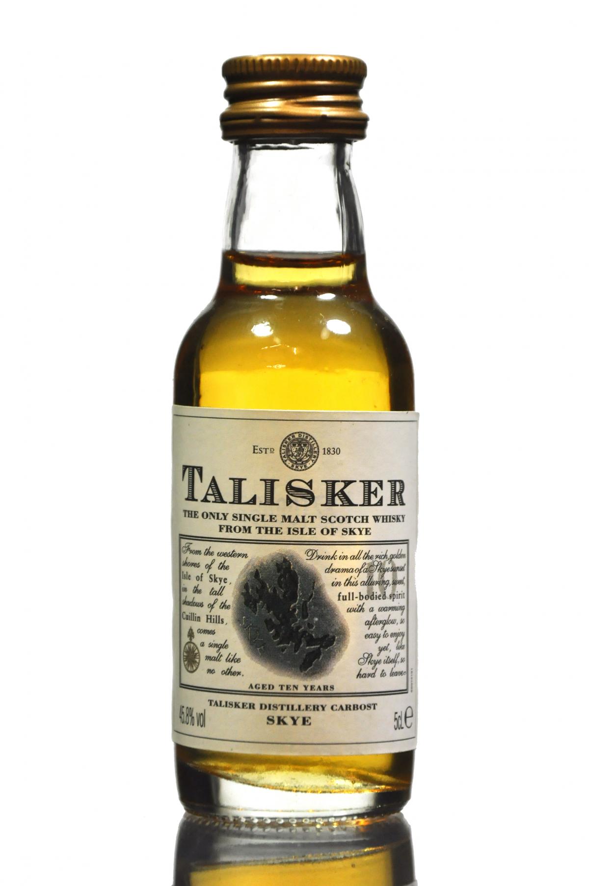 Talisker 10 Year Old Miniature