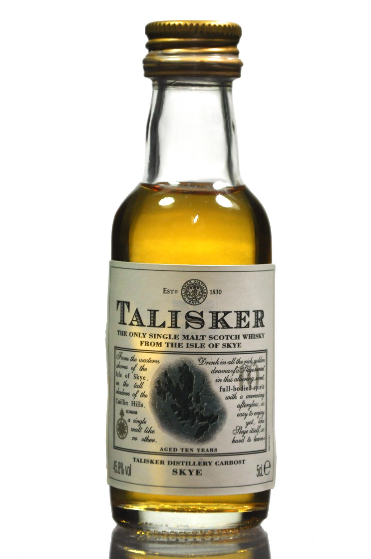 Talisker 10 Year Old Miniature