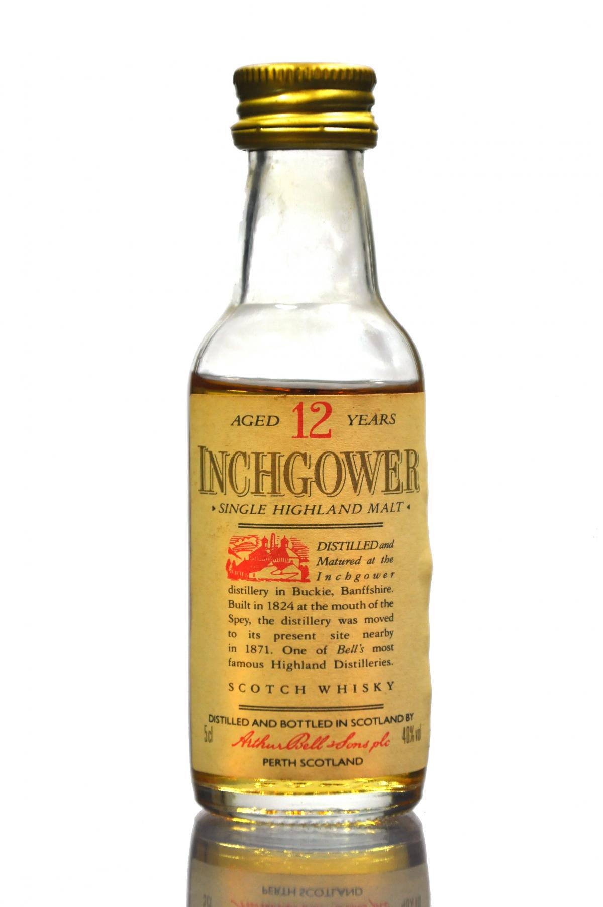 Inchgower 12 Year Old Miniature