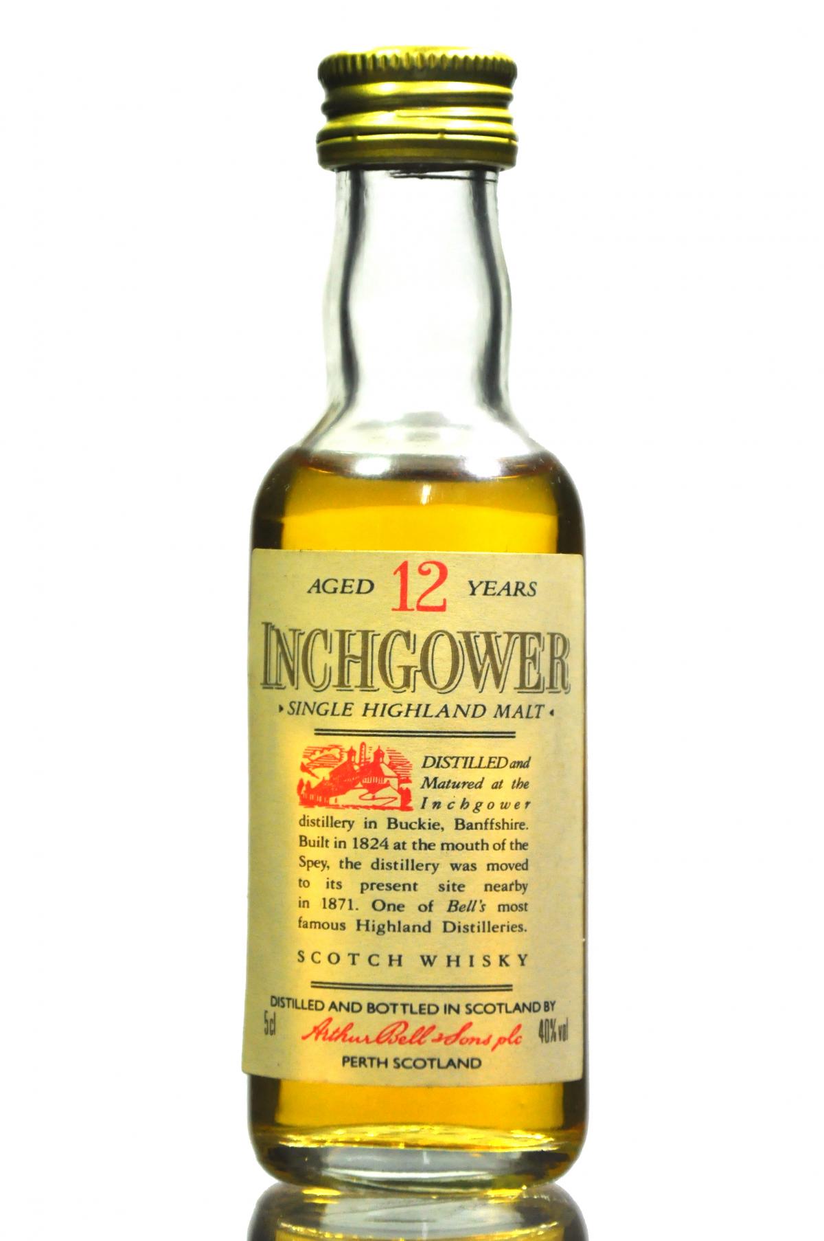 Inchgower 12 Year Old Miniature