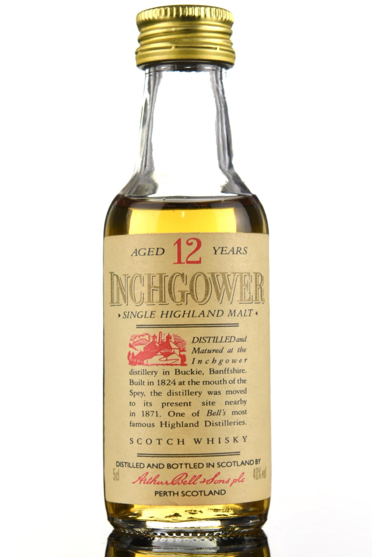 Inchgower 12 Year Old Miniature