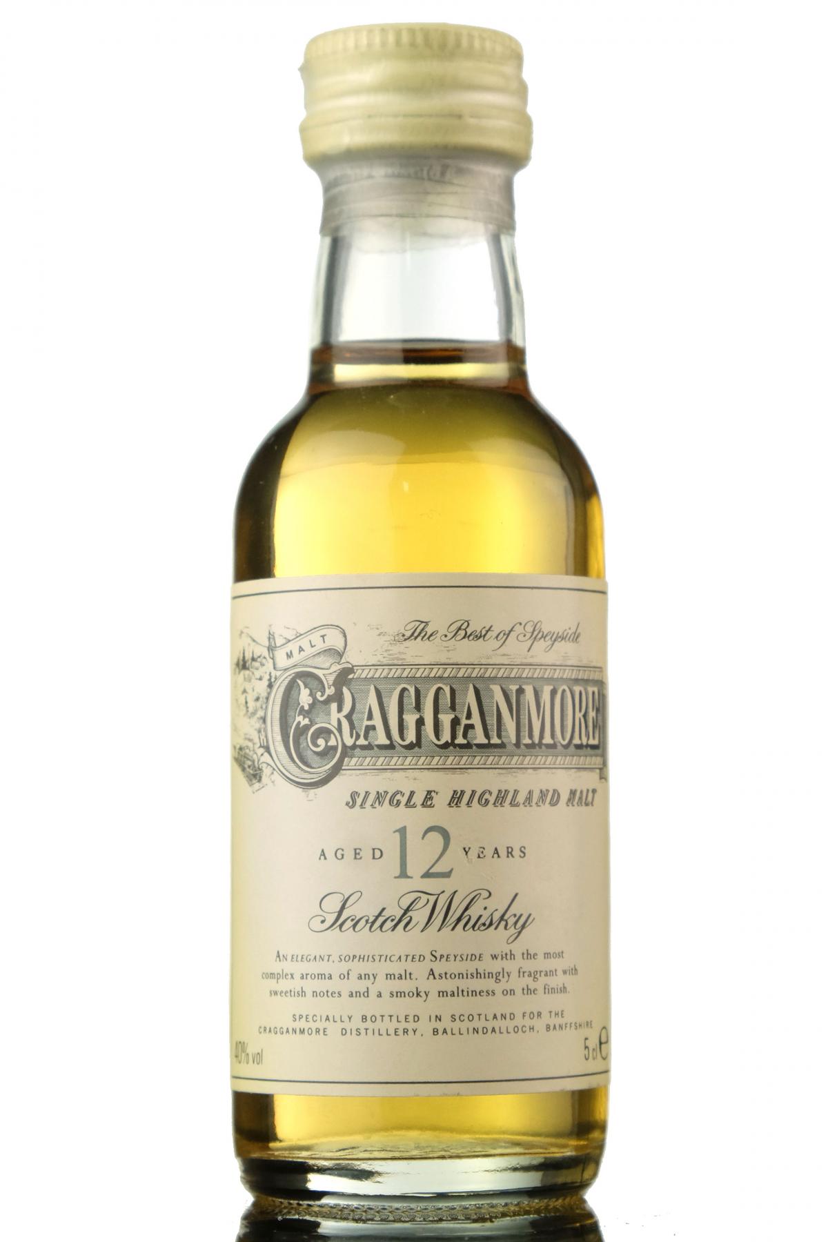 Cragganmore 12 Year Old Miniature