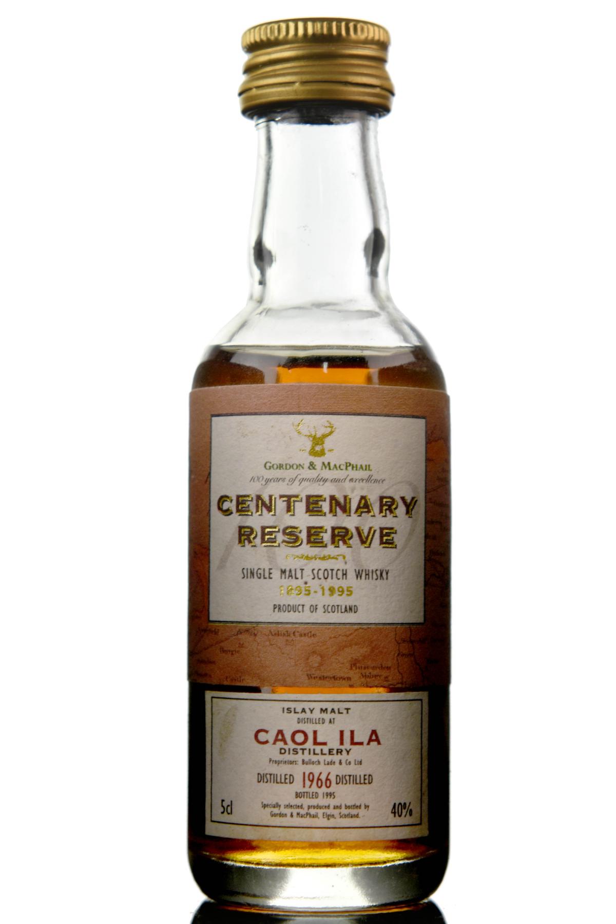 Caol Ila 1966-1995 - Centenary Reserve - Gordon & MacPhail Miniature