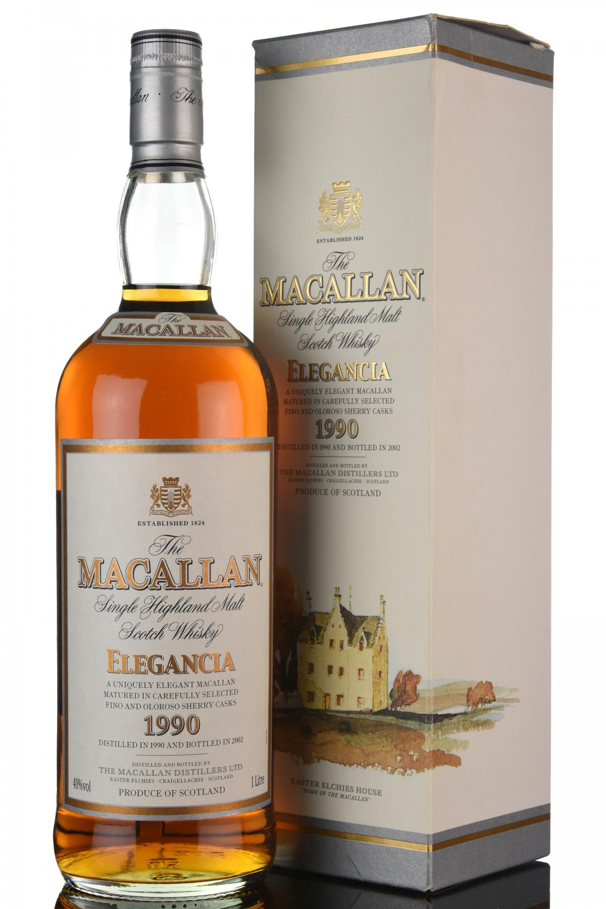 Macallan 1990-2002 - Elegancia - 1 Litre