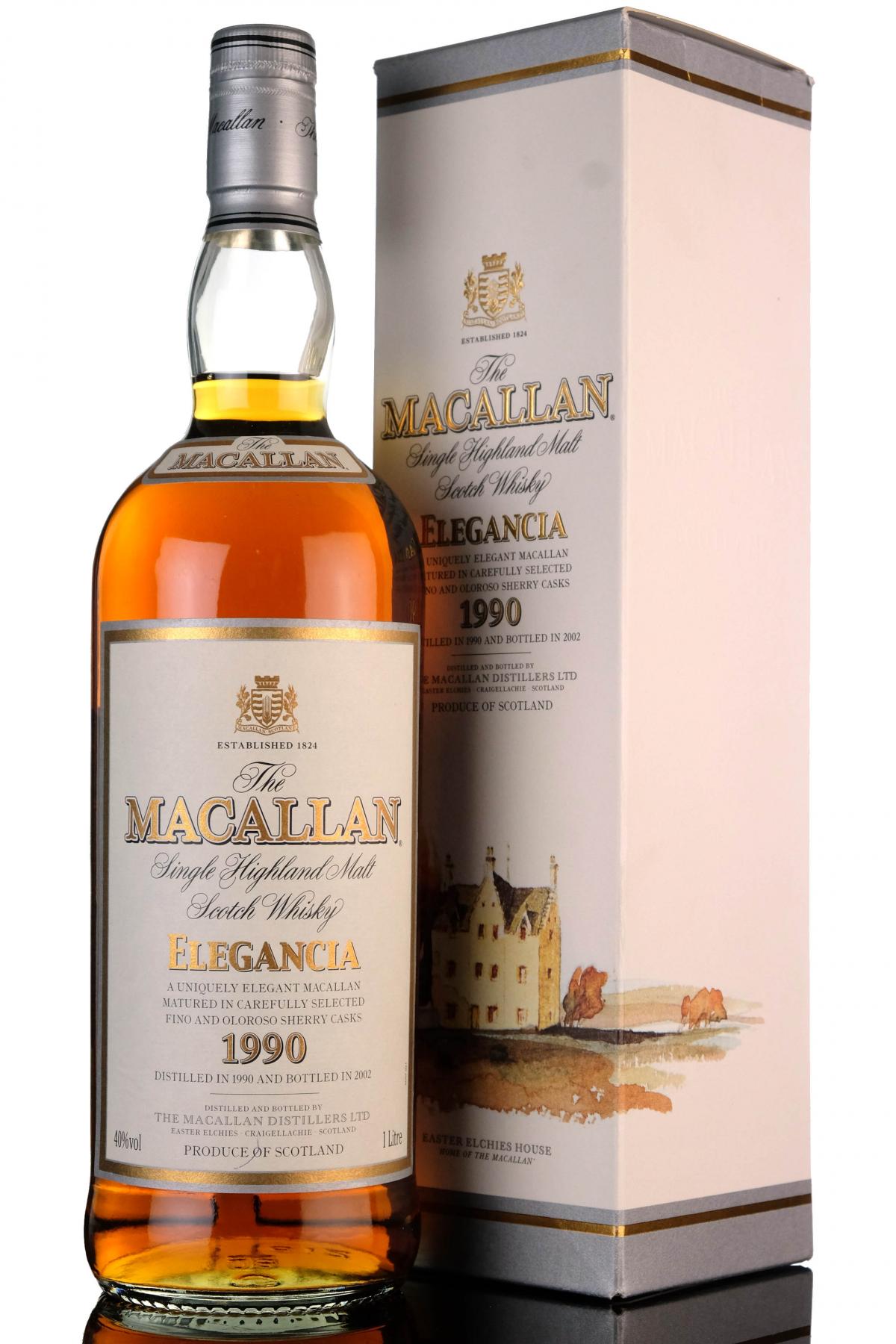 Macallan 1990-2002 - Elegancia - 1 Litre