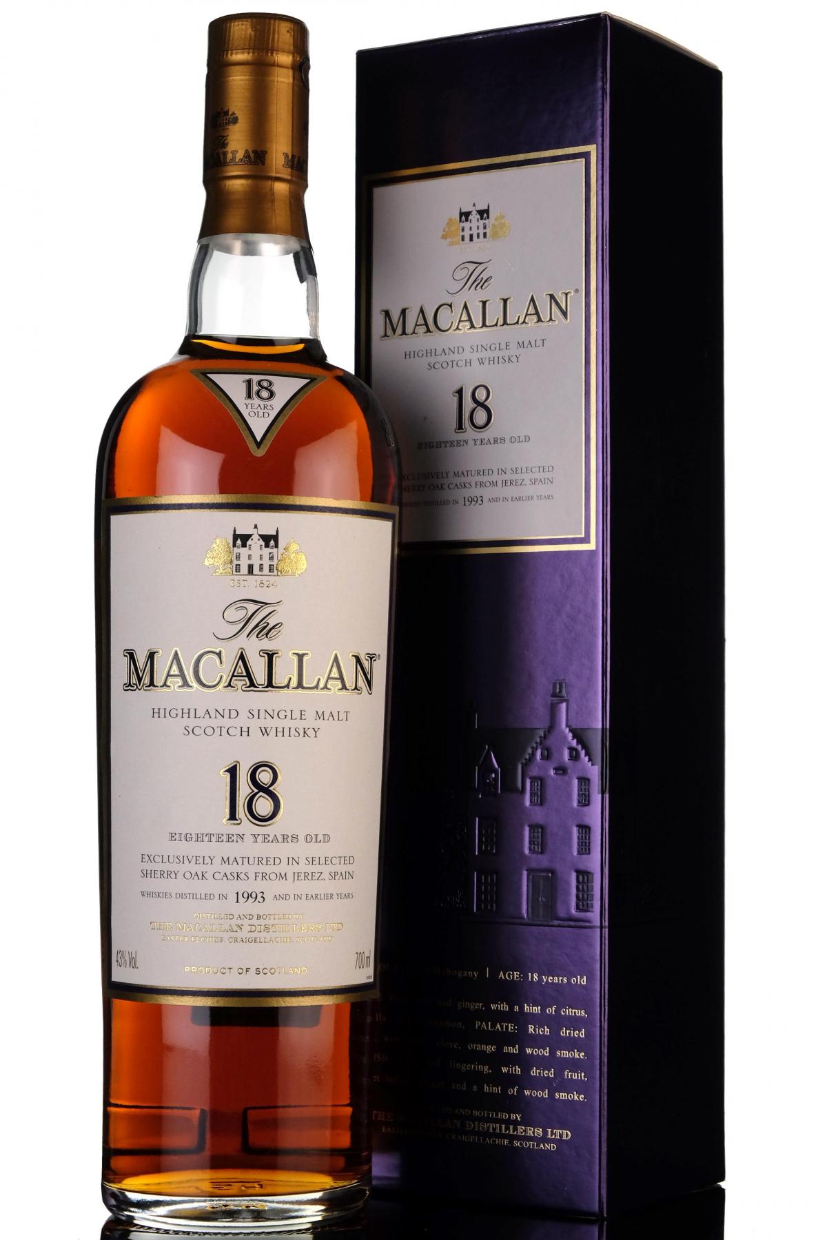 Macallan 1993 - 18 Year Old