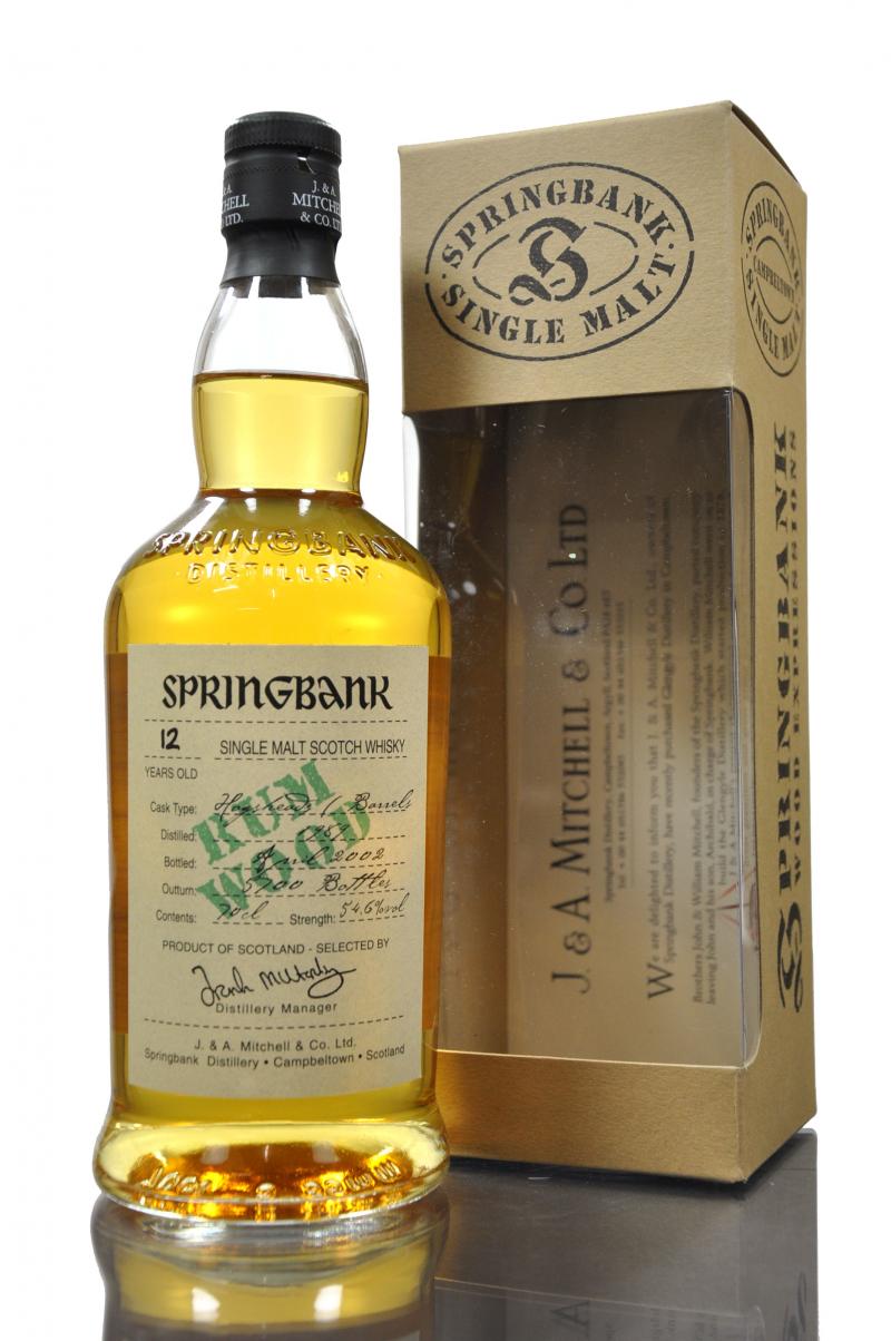 Springbank 1989-2002 - Rum Wood