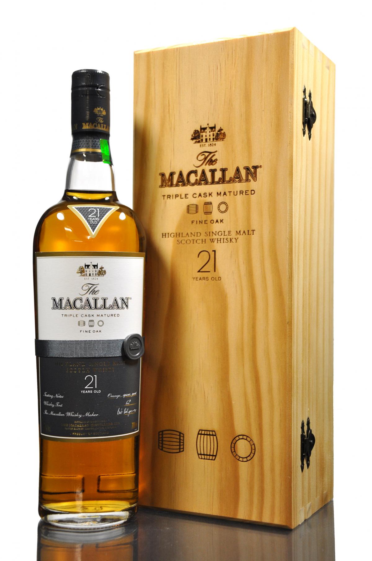 Macallan 21 Year Old - Fine Oak - 2010s