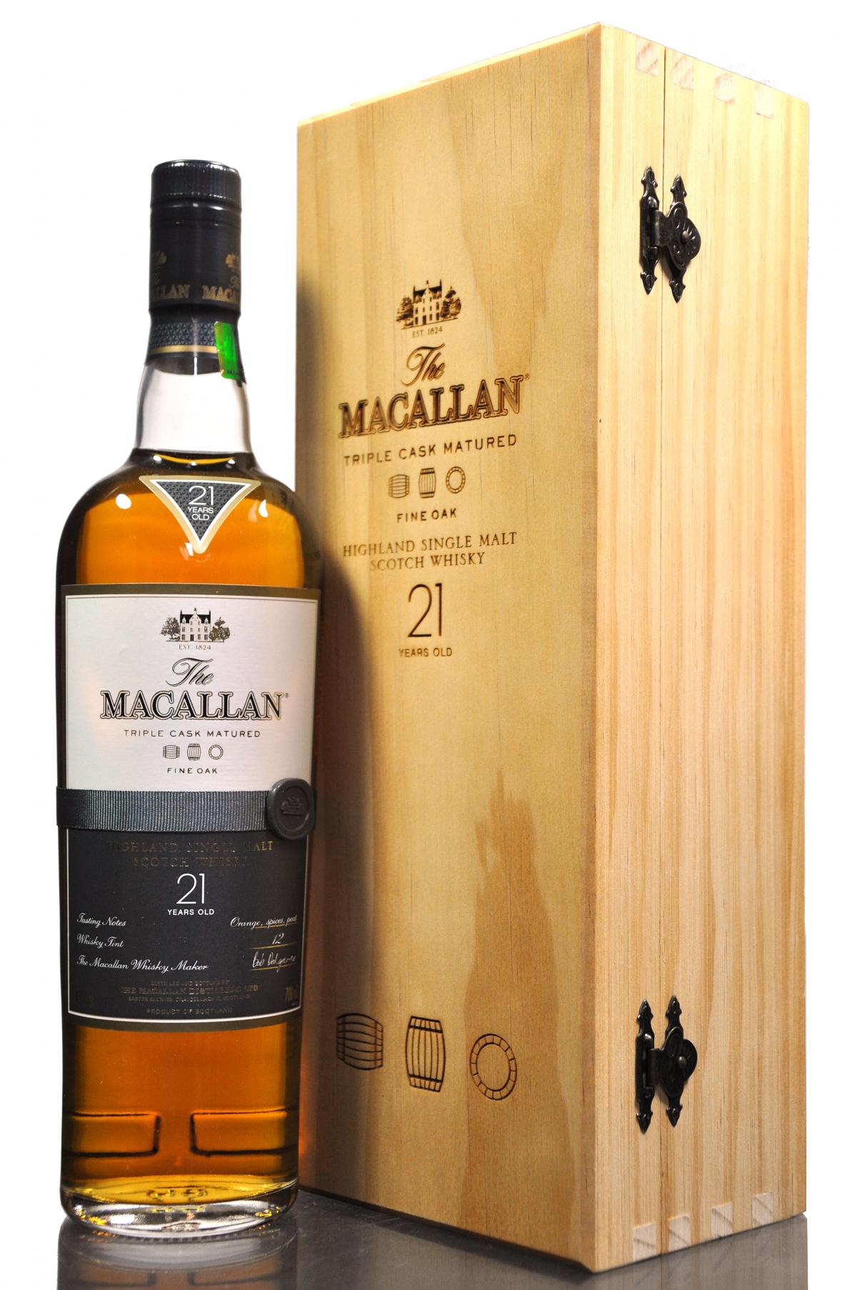 Macallan 21 Year Old - Fine Oak - 2010s