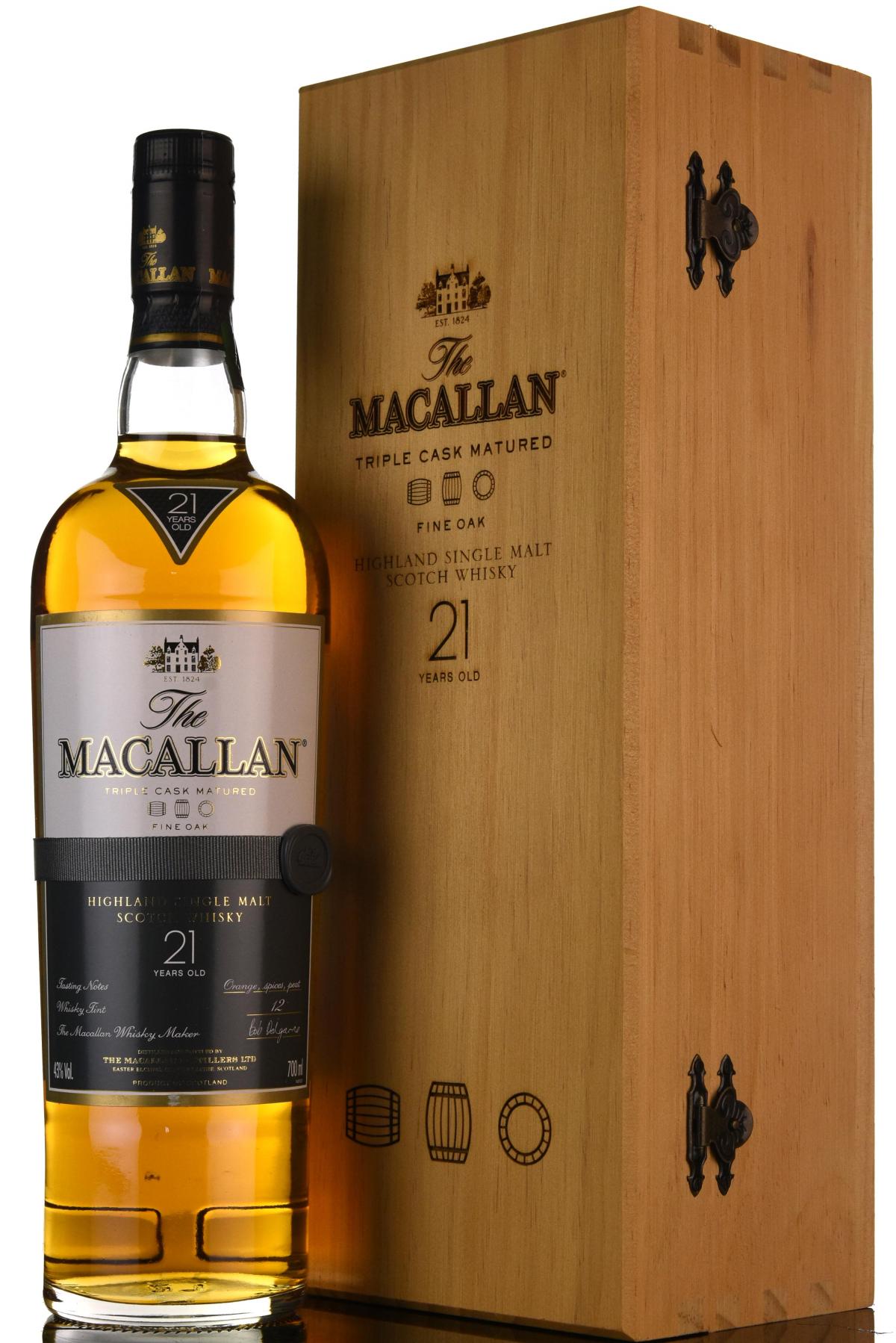 Macallan 21 Year Old - Fine Oak - 2010s