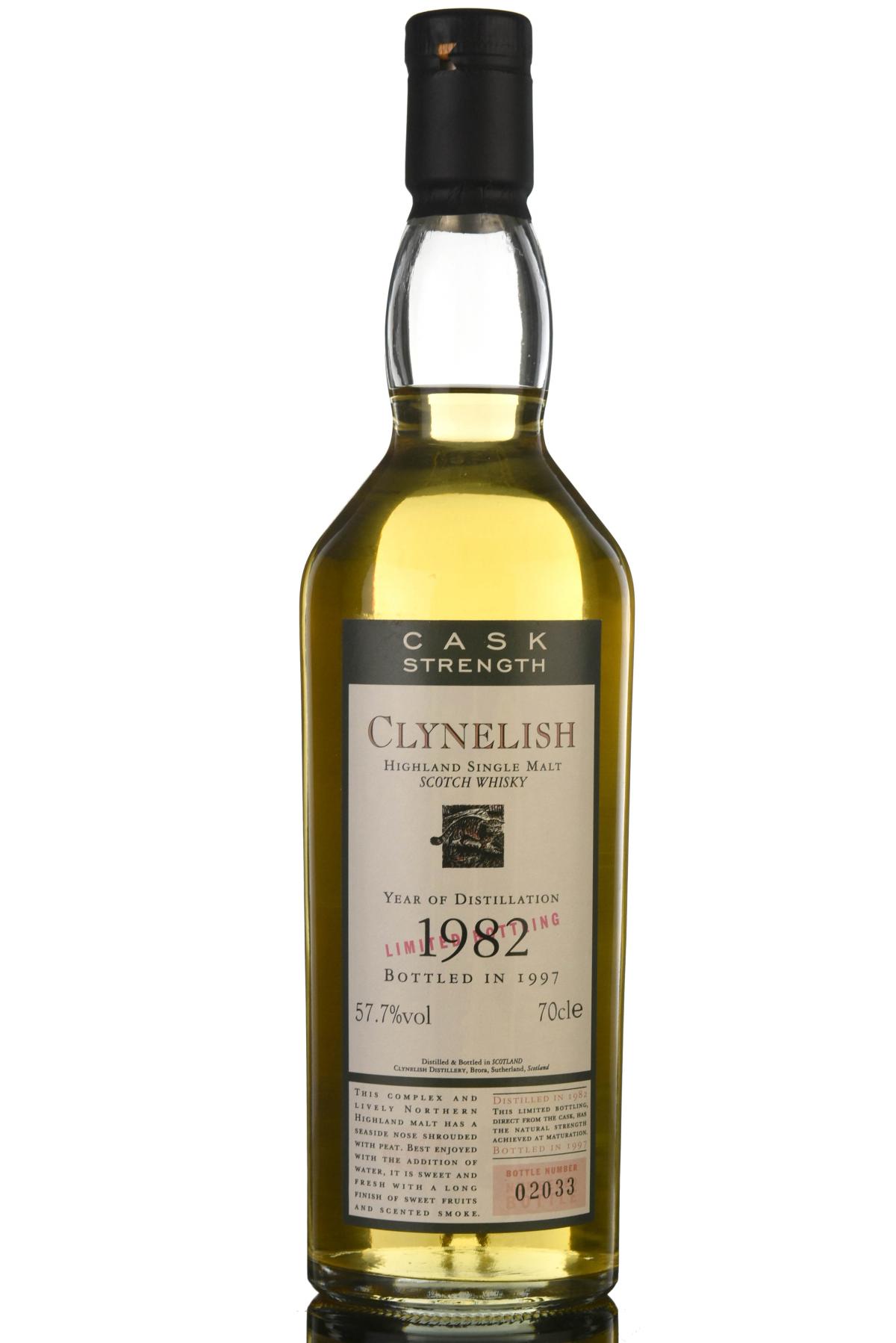 Clynelish 1982-1997 - Flora & Fauna - Cask Strength