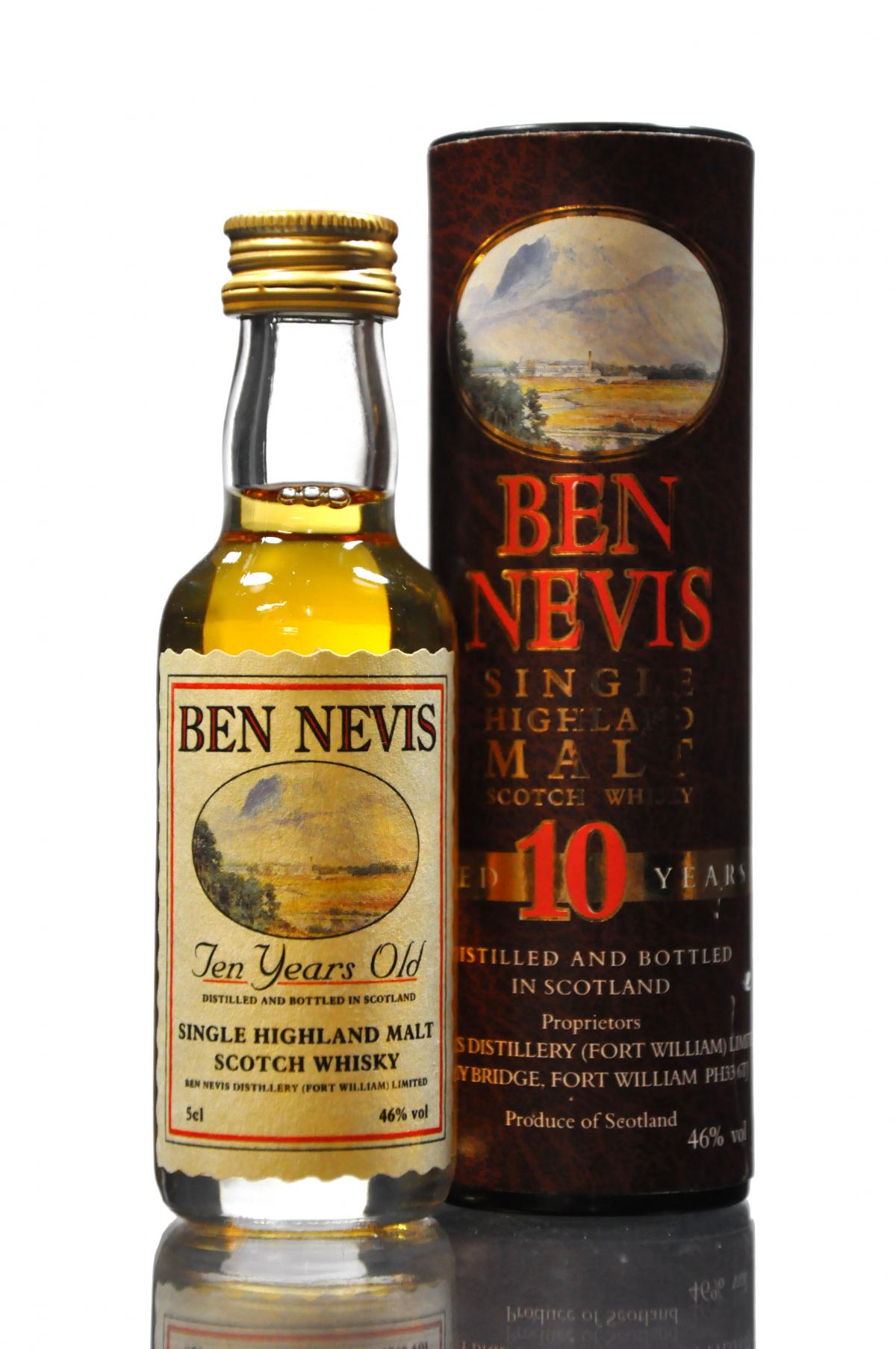 Ben Nevis 10 Year Old Miniature