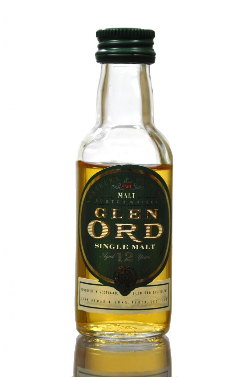 Glen Ord 12 Year Old Miniature