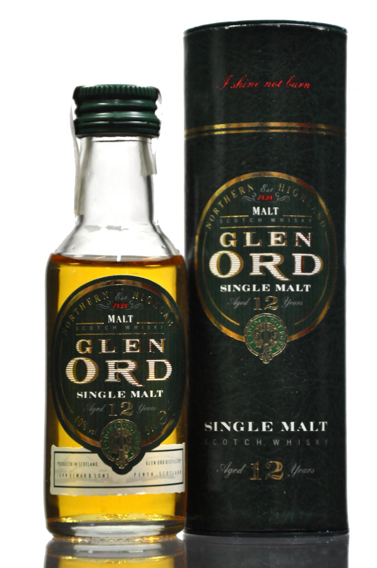 Glen Ord 12 Year Old Miniature