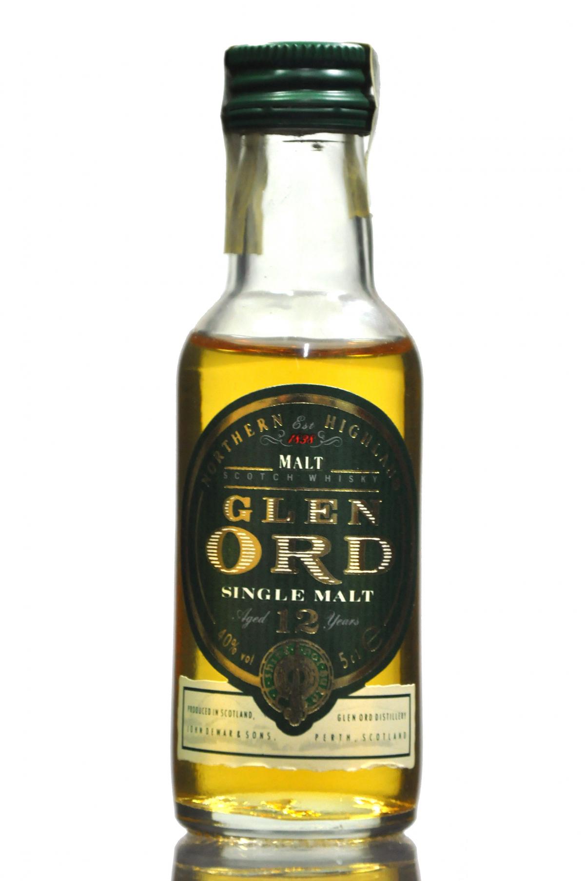 Glen Ord 12 Year Old Miniature