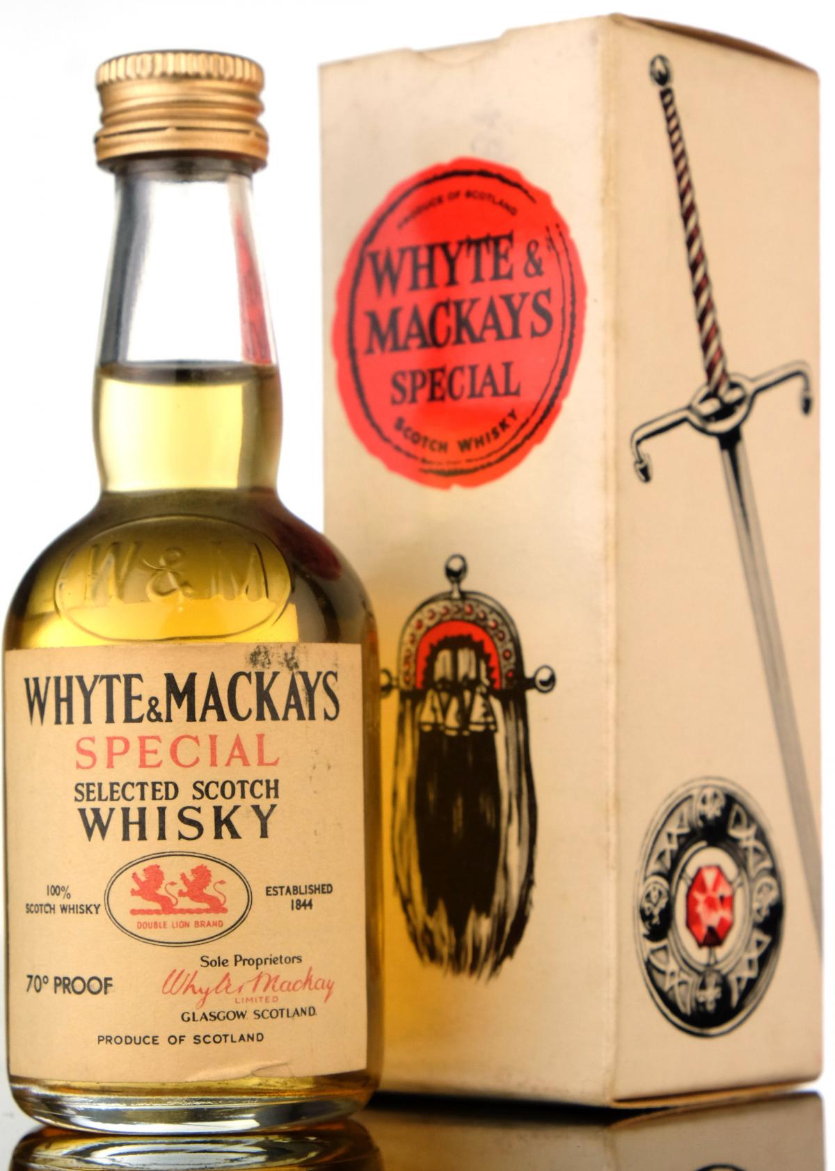 Whyte & Mackays Special Miniature