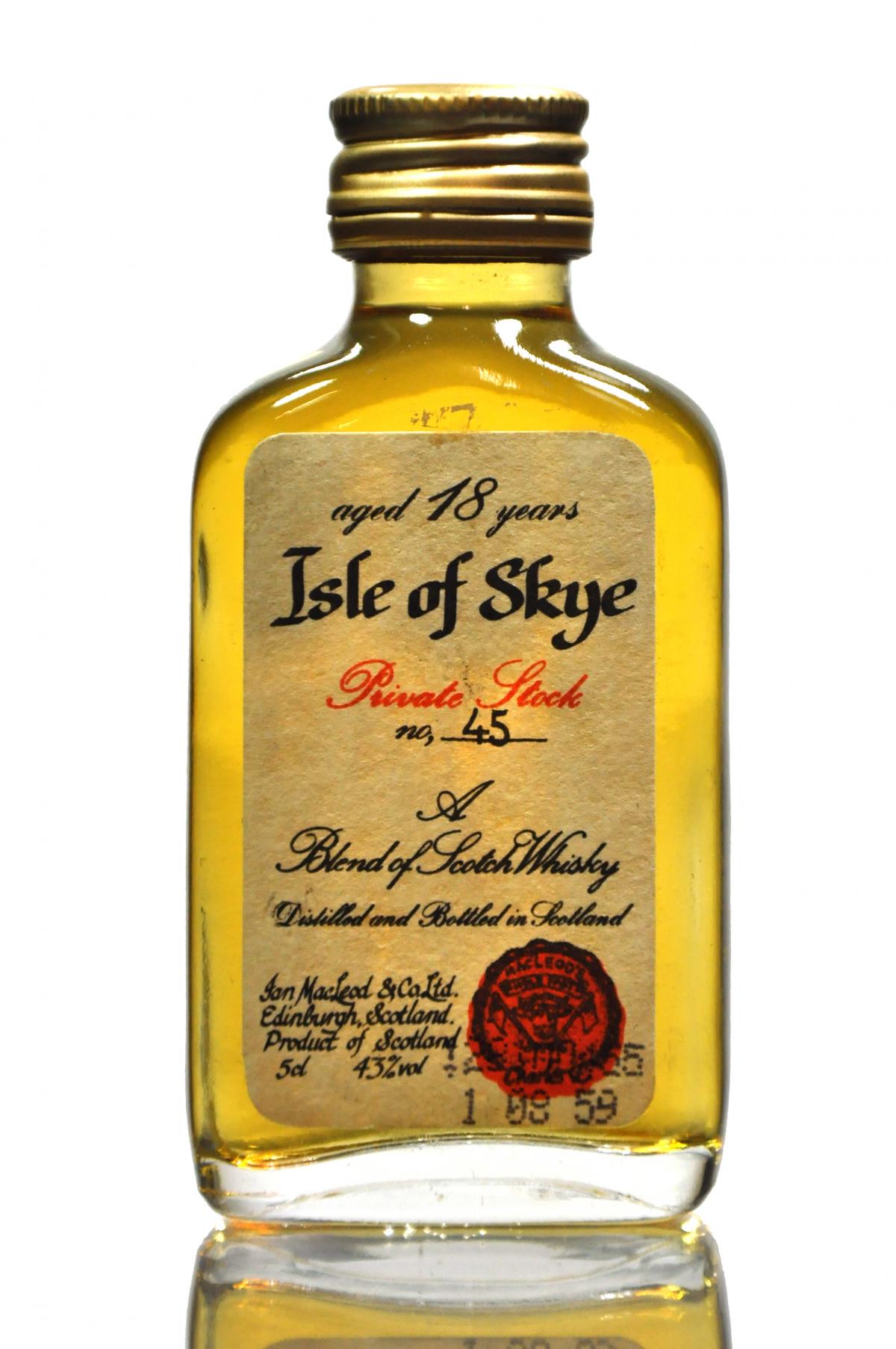 Isle Of Skye 18 Year Old Miniature