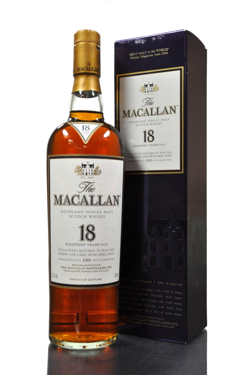 Macallan 1989 - 18 Year Old