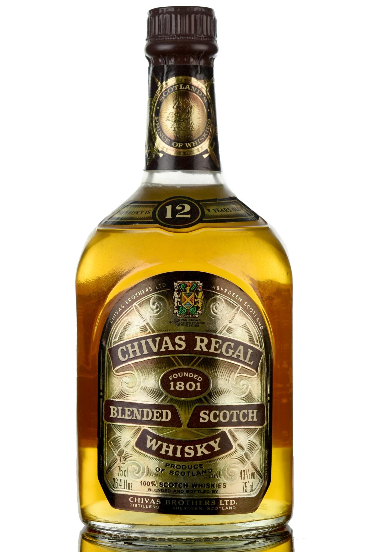 Chivas Regal 12 Year Old - Late 1970s