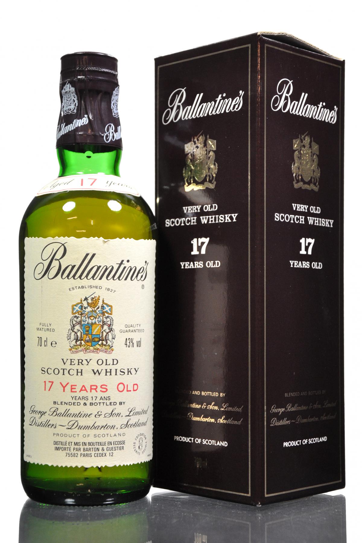 Ballantines 17 Year Old 2000s