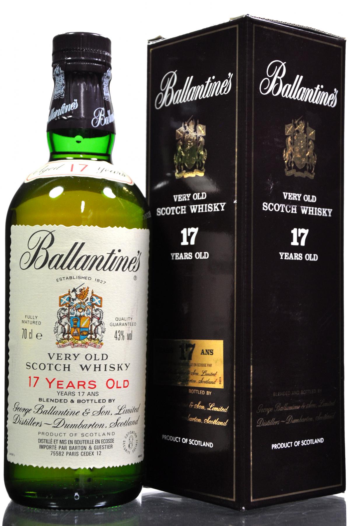 Ballantines 17 Year Old 2000s