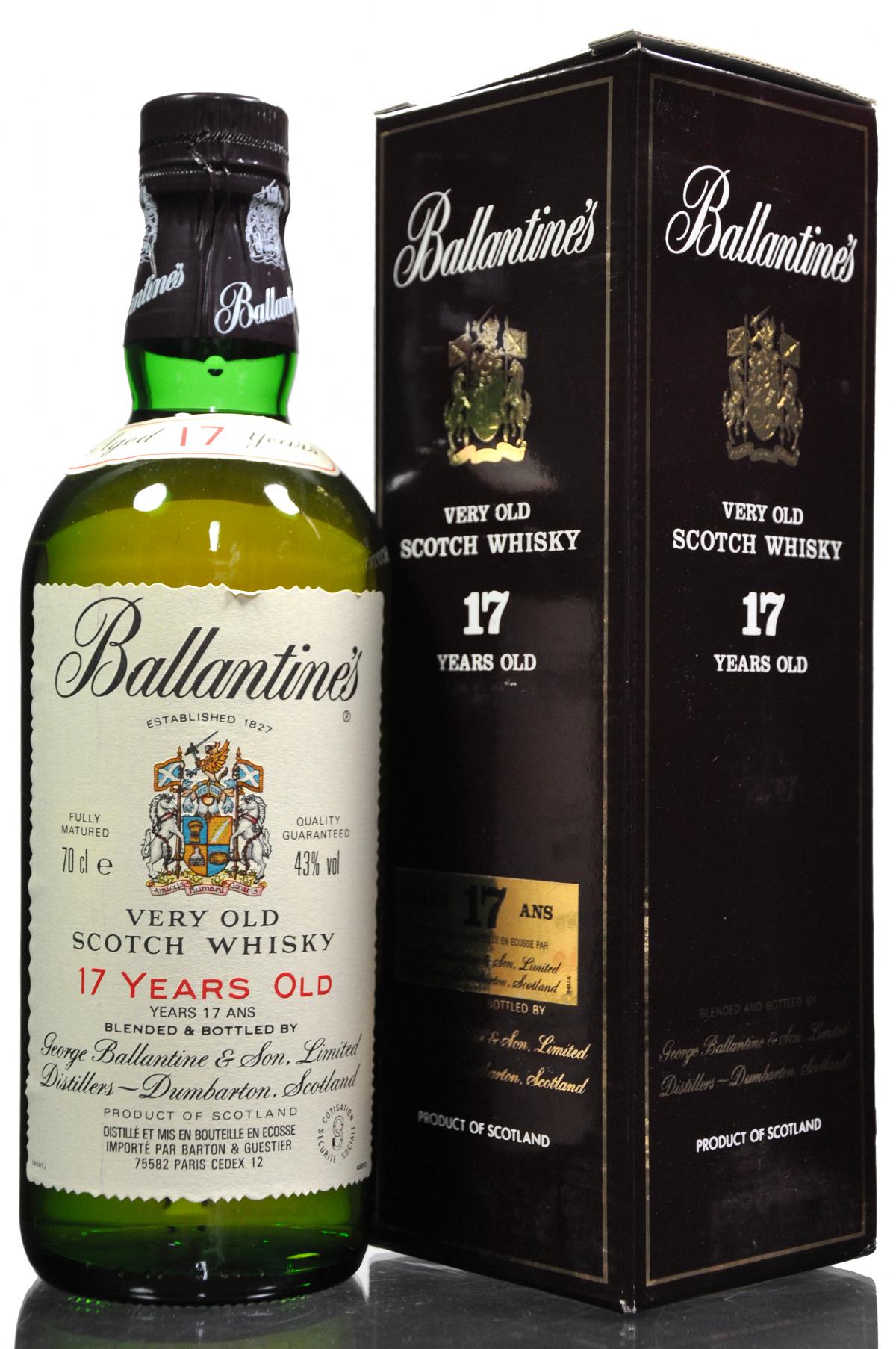 Ballantines 17 Year Old 2000s