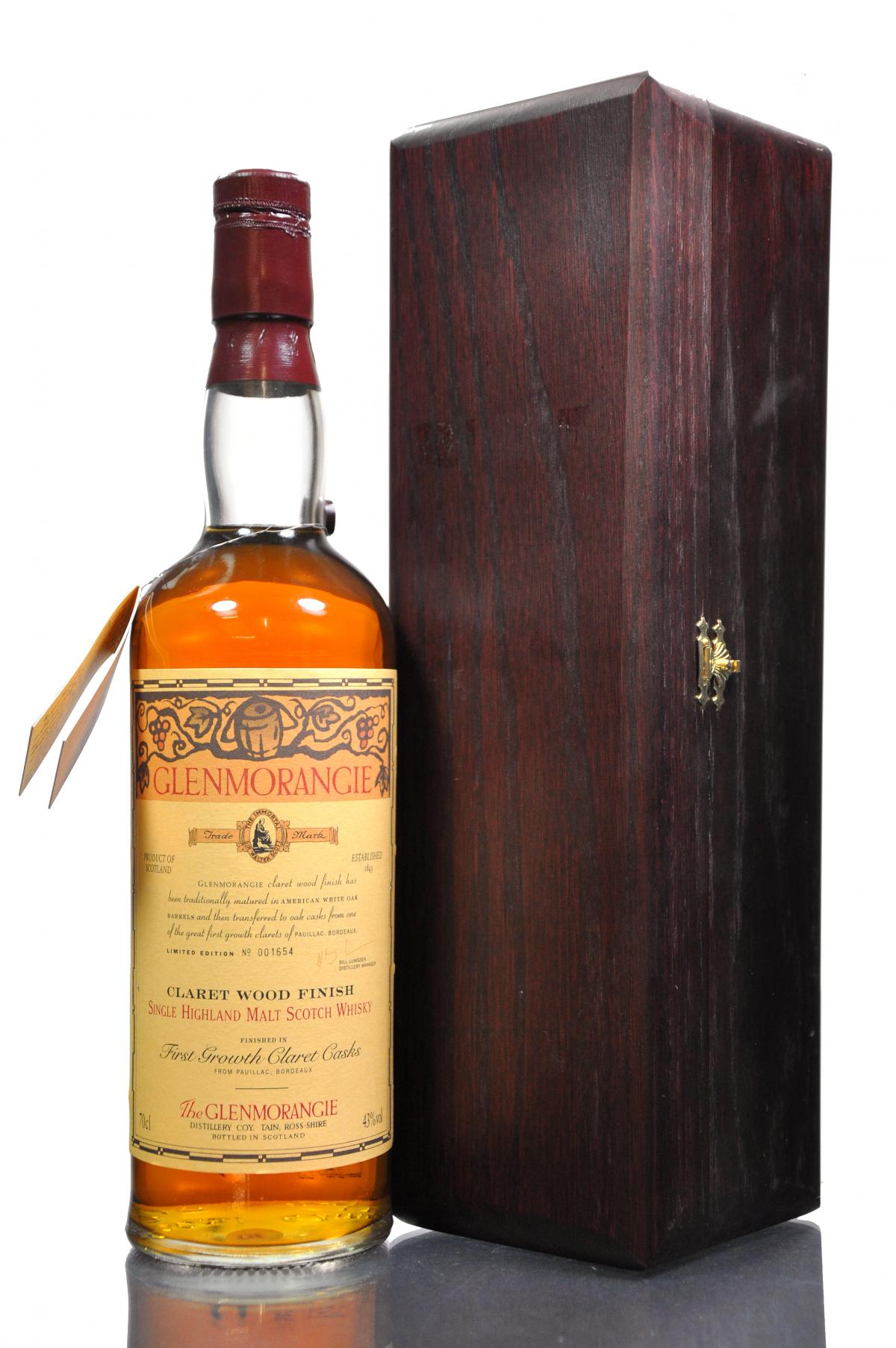 Glenmorangie Claret Wood Finish - Vintages Between 1976-1979