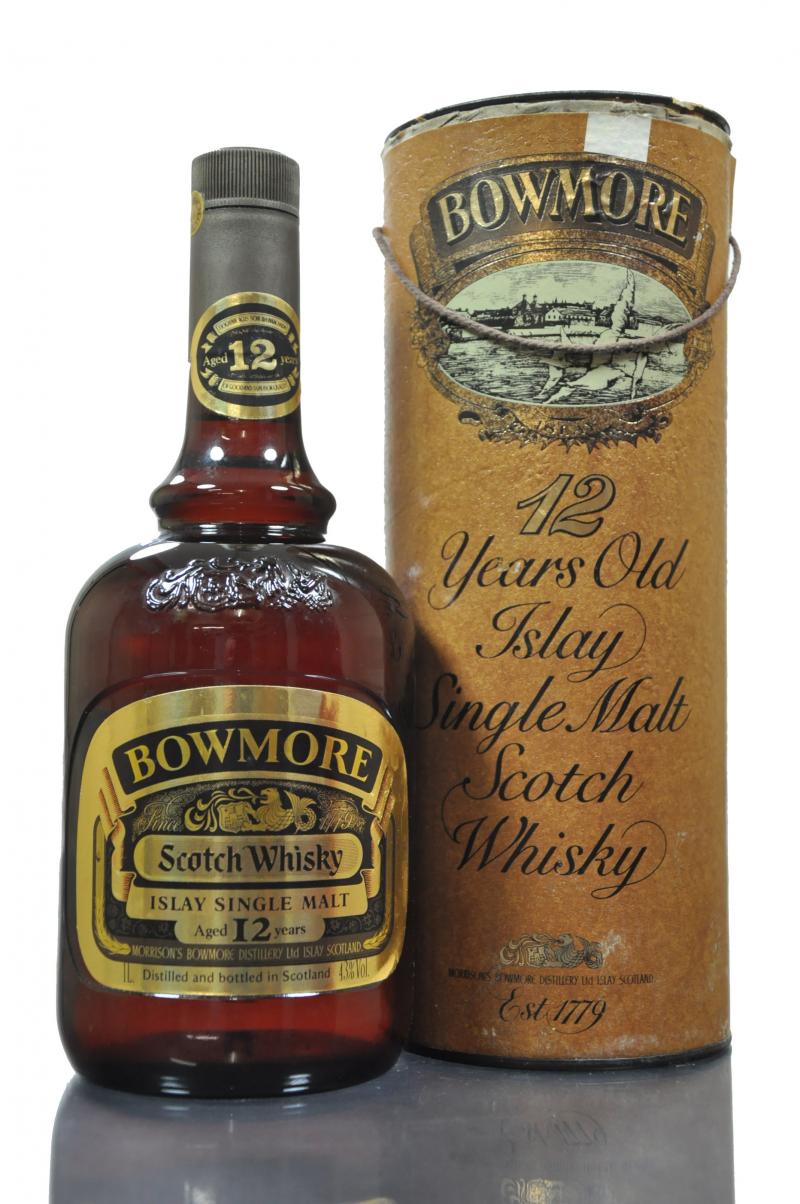 Bowmore 12 Year Old - 1980s - 1 Litre